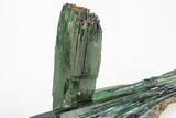 Gemmy, Emerald Green Vivianite Crystal - Brazil #208687-2